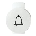 GEWISS - LENTE CON SIMBOLO ILLUMINABILE PER APPARECCHI DI COMANDO - SUONERIA - SIMBOLO CAMPANELLO - SYSTEM