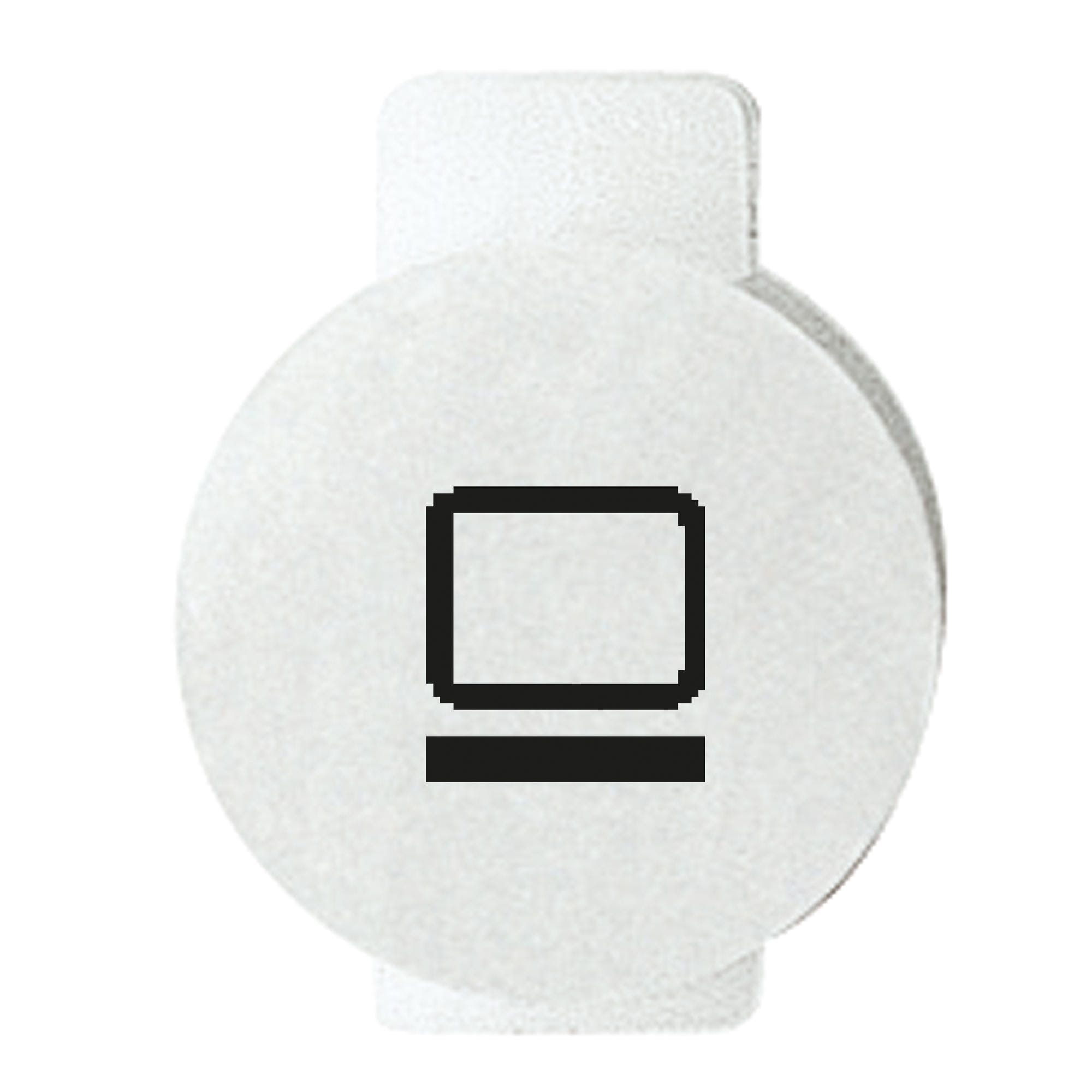 GEWISS - LENTE CON SIMBOLO ILLUMINABILE PER APPARECCHI DI COMANDO - MONITOR/TV - SYSTEM