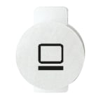 GEWISS - LENTE CON SIMBOLO ILLUMINABILE PER APPARECCHI DI COMANDO - MONITOR/TV - SYSTEM