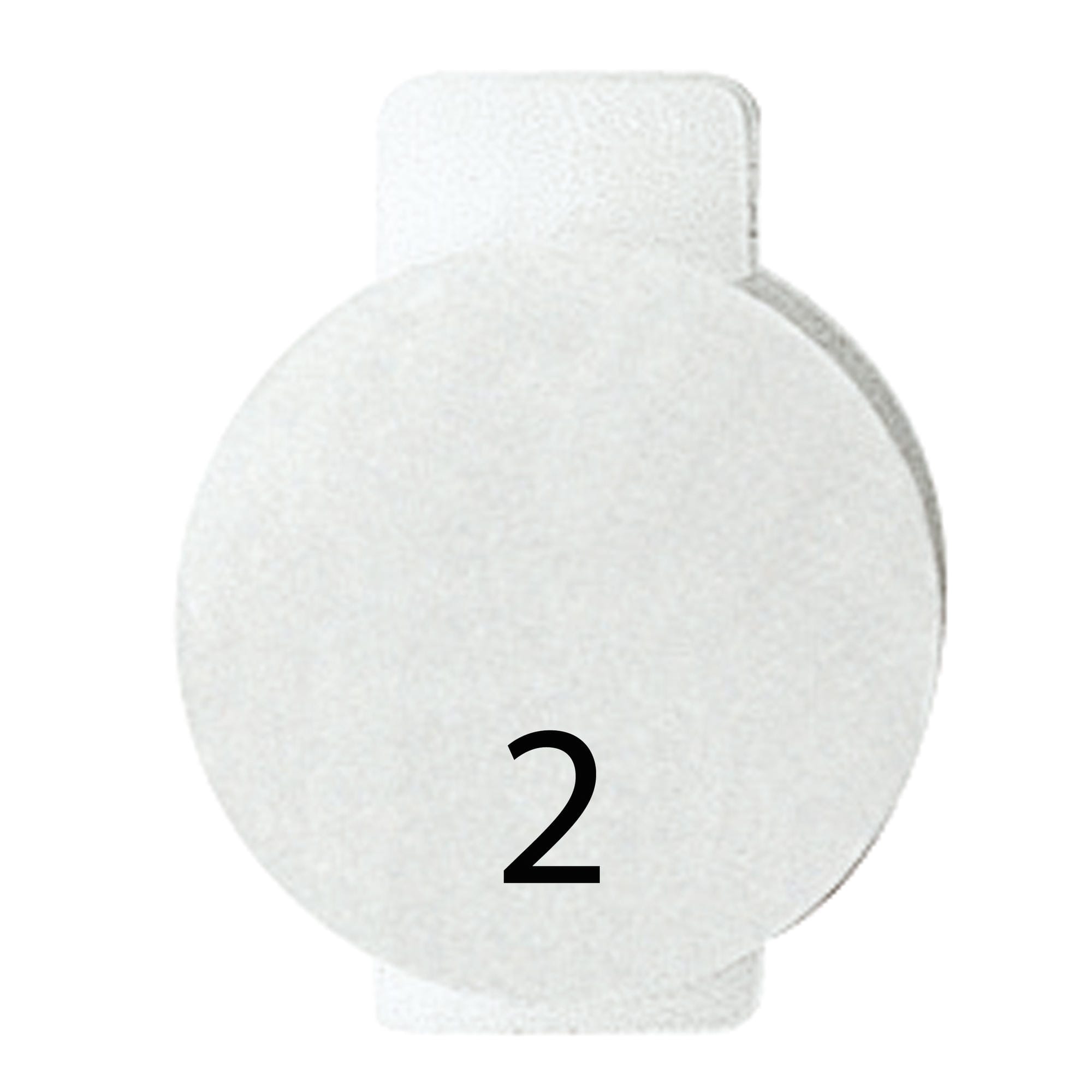 GEWISS - LENTE CON SIMBOLO ILLUMINABILE PER APPARECCHI DI COMANDO - DUE - SIMBOLO 2 - SYSTEM