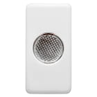 GEWISS - SPIA DI SEGNALAZIONE SINGOLA - 12/24/250V - TRASPARENTE - 1 MODULO - SYSTEM WHITE
