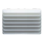 GEWISS - LAMPADA SEGNAPASSO CON DIFFUSORE PIANO - 12/24V - GIALLO - 3 MODULI - SYSTEM