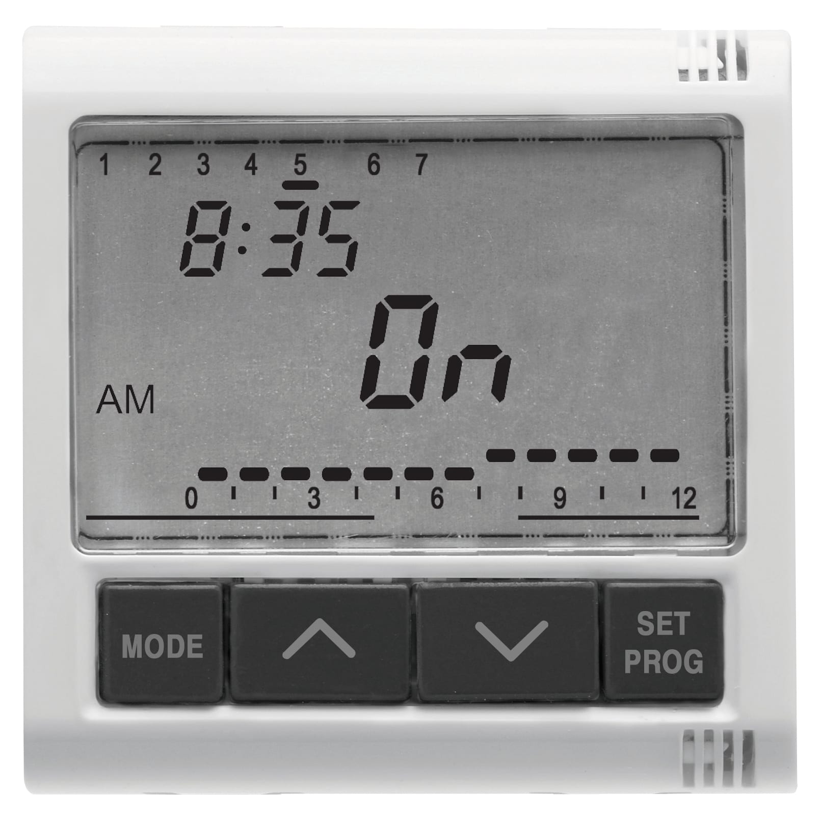 GEWISS - PROGRAMMATORE ELETTRONICO GIORNALIERO / SETTIMANALE 1 CANALE - 230V ac 50/60Hz - 2 MODULI - SYSTEM WHITE
