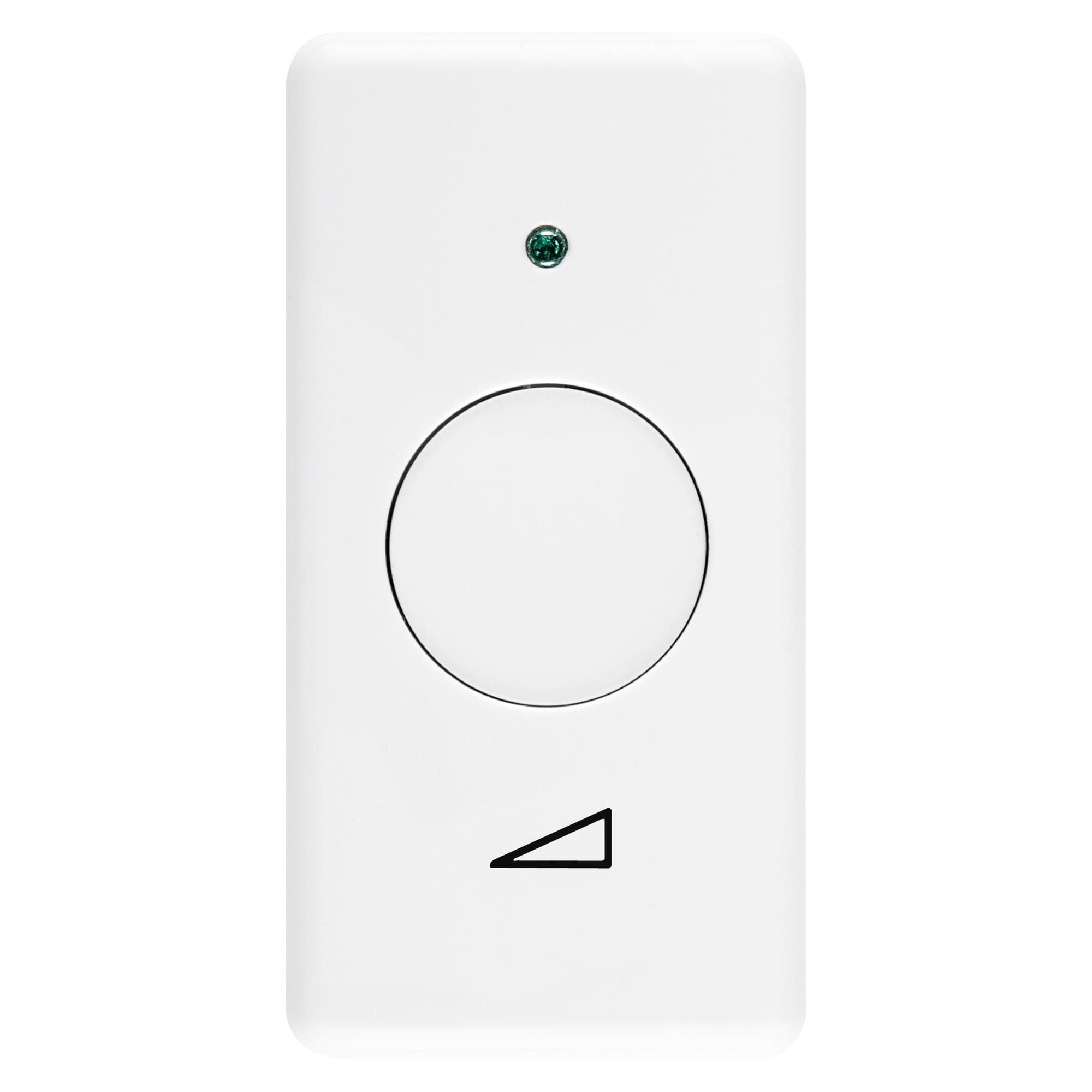 GEWISS - REGOLATORE ELETTRONICO - PER CARICHI RESISTIVI/INDUTTIVI - A PULSANTE - 1 MODULO - SYSTEM WHITE