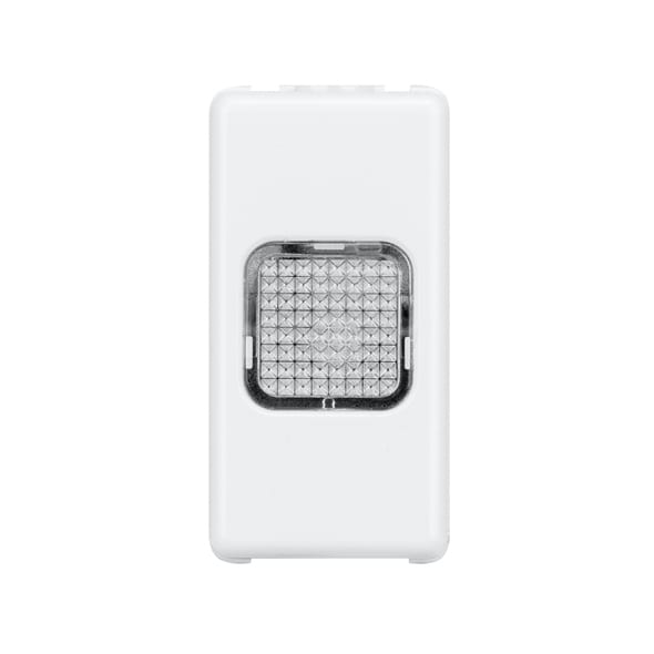 GEWISS - LAMPADA ANTI BLACK-OUT FISSA - 230V 50/60HZ - 1h - 1 MODULO - SYSTEM WHITE