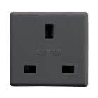 GEWISS - PRESA STANDARD INGLESE 250V ac - 2P+T 13A -2 MODULI - SYSTEM BLACK