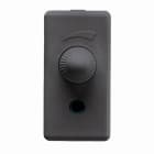 GEWISS - REGOLATORE ELETTRONICO - PER CARICHI RESISTIVI/INDUTTIVI - ROTATIVO - 1 MODULO - SYSTEM BLACK