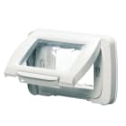 GEWISS - PLACCA STAGNA - AUTOPORTANTE - 3 POSTI - BIANCO NUVOLA - SYSTEM