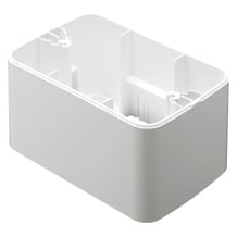 GEWISS - SCATOLA DA PARETE - PER PLACCHE TOP SYSTEM - 1/2/3 POSTI - BIANCO NUVOLA - SYSTEM
