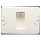 GEWISS - PLACCA COMPACT - AUTOPORTANTE - 1 POSTO - BIANCO NUVOLA - SYSTEM