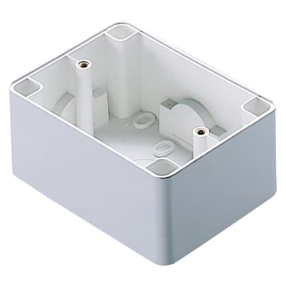 GEWISS - SCATOLA DA PARETE - PER PLACCHE AUTOPORTANTI COMPACT - 1/2/3 POSTI - BIANCO NUVOLA - SYSTEM