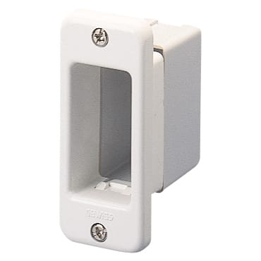 GEWISS - PLACCA PER PROFILATI - AUTOPORTANTE - 4 POSTI (2+2 SOVRAPPOSTI) - BIANCO NUVOLA - SYSTEM