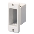 GEWISS - PLACCA PER PROFILATI - AUTOPORTANTE - 4 POSTI (2+2 SOVRAPPOSTI) - BIANCO NUVOLA - SYSTEM