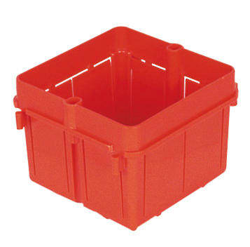 GEWISS - SCATOLA QUADRATA DA INCASSO - 2 POSTI COMPONIBILE - HALOGEN FREE - 70x70x50