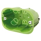GEWISS - SCATOLA RETTANGOLARE - CON INSERTI DI FISSAGGIO - 3 POSTI - PER PARETI MOBILI - 110x73x50