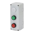 GEWISS - CONTENITORE COMPLETO DI OPERATORE - 3 POSTI - 1NA 1NC- PULSANTE MARCIA- ARRESTO-SEGNALAZIONE - IP66
