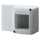 GEWISS - SCATOLA PORTAPPARECCHI SYSTEM - PER MINICANALI - 2 POSTI - BIANCO RAL 9010