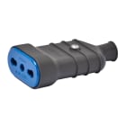 GEWISS - PRESA MOBILE - STANDARD ITALIANO - 2P+T 10- 16A 250V ac - TIPO BIVALENTE P17-11 - ARDESIA