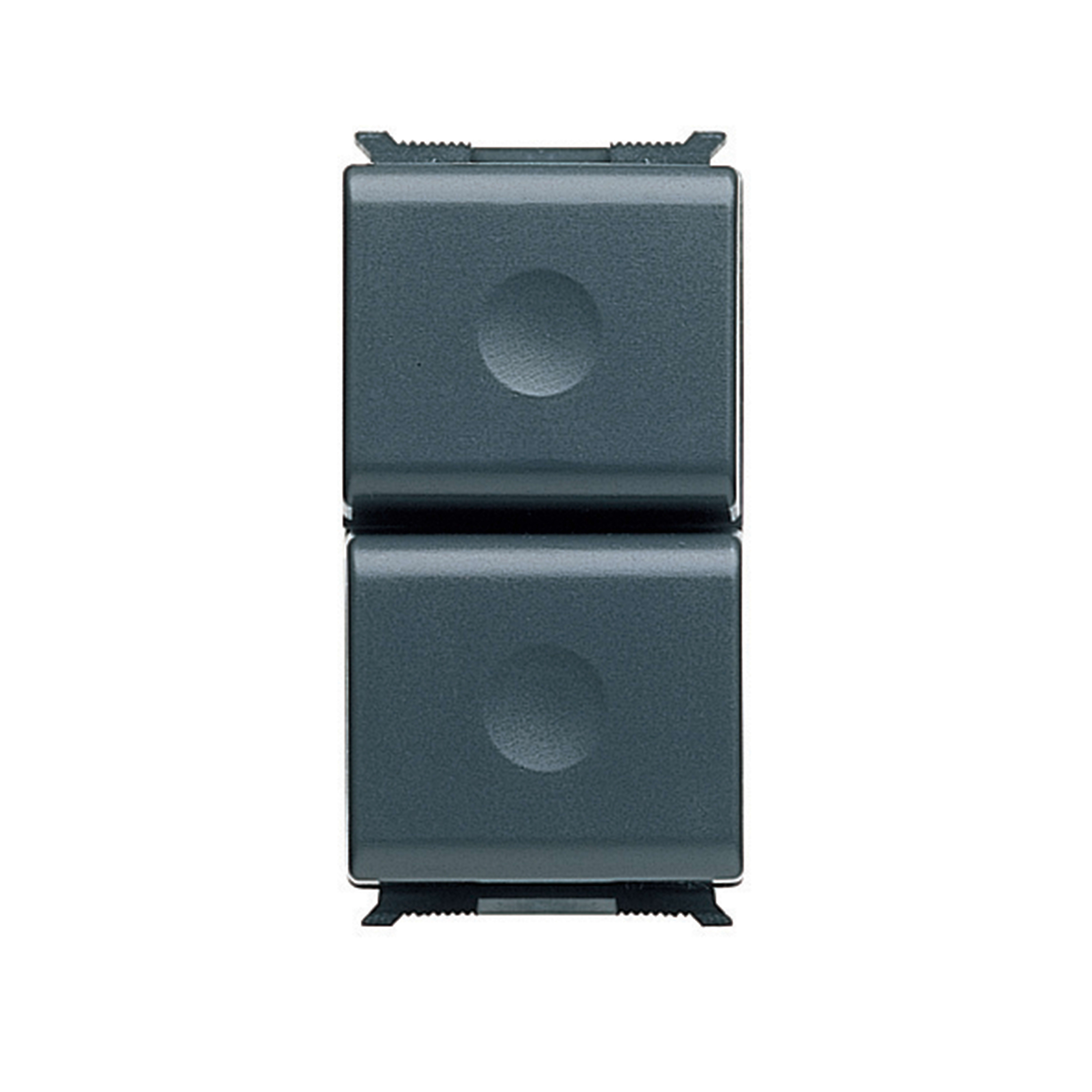 GEWISS - PULSANTE UNIPOLARE 250V ac - NA 16A DOPPIO - DOPPIO PULSANTE 25x22,5 mm - 1 MODULO - PLAYBUS