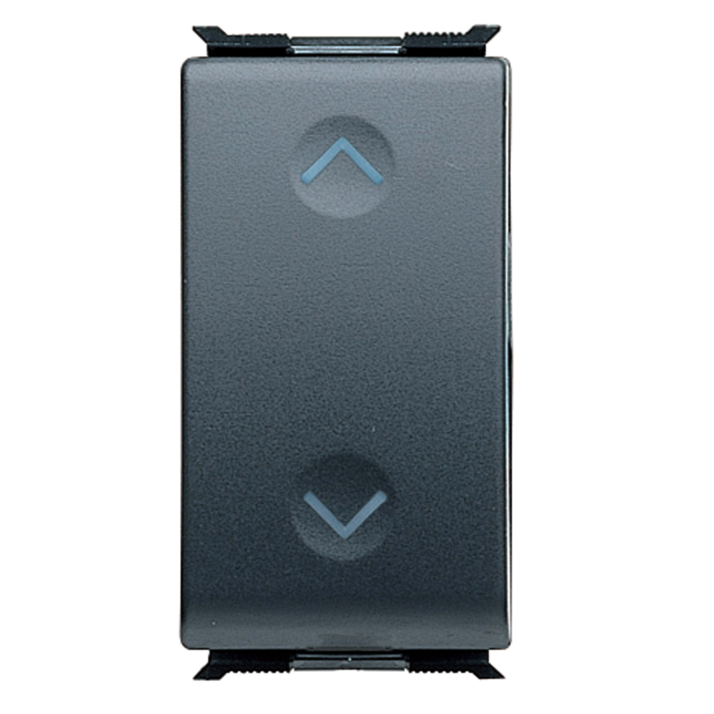 GEWISS - PULSANTE UNIPOLARE 250V ac - DOPPIO NA 10A -CON INTERBLOCCO - SIMBOLO: SU-GIU' - 1 MODULO - PLAYBUS