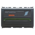 GEWISS - INTERRUTTORE UNIVERSALE BADGE - LUCE LOCALIZZAZIONE - 250V - 1P NA - 10 A - BADGE 54mm - LUMINOSO 230 V - 3 MODULI - PLAYBUS