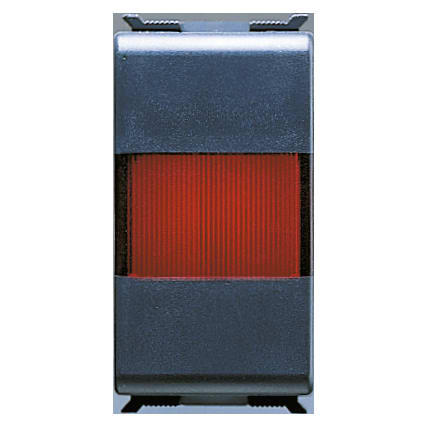 GEWISS - SPIA DI SEGNALAZIONE - 12/24/250 V - SINGOLA - ROSSA - 1 MODULO - PLAYBUS