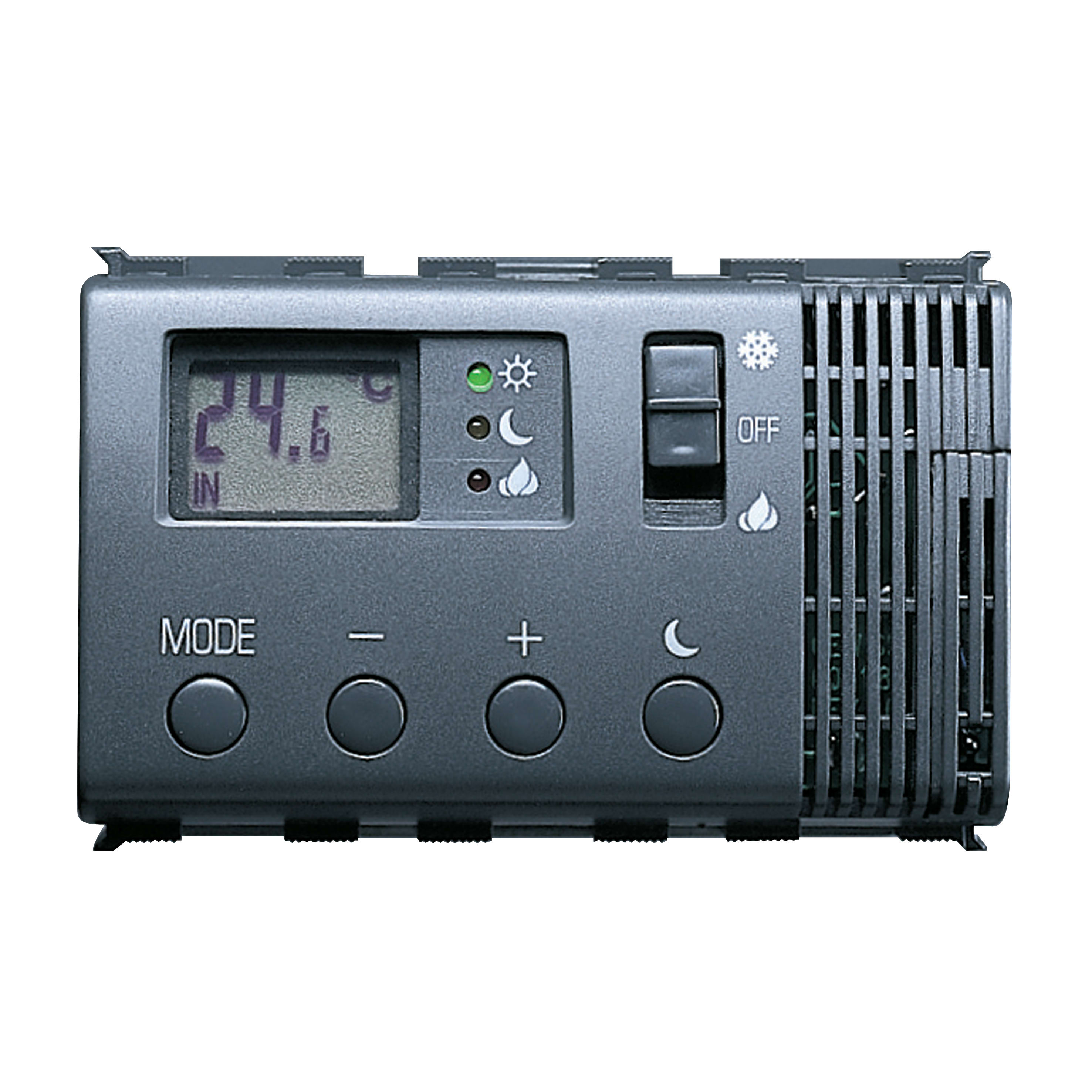 GEWISS - TERMOSTATO ELETTRONICO ESTATE/INVERNO - 230V 50/60HZ - 3 MODULI - PLAYBUS