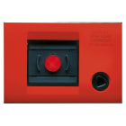 GEWISS - PLACCA AUTOPORTANTE PER EMERGENZA - IP40 - ROSSO - PLAYBUS