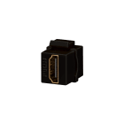 GEWISS - ACCOPPIATORE HDMI - KEYSTONE JACK - FEMMINA/FEMMINA - NERO