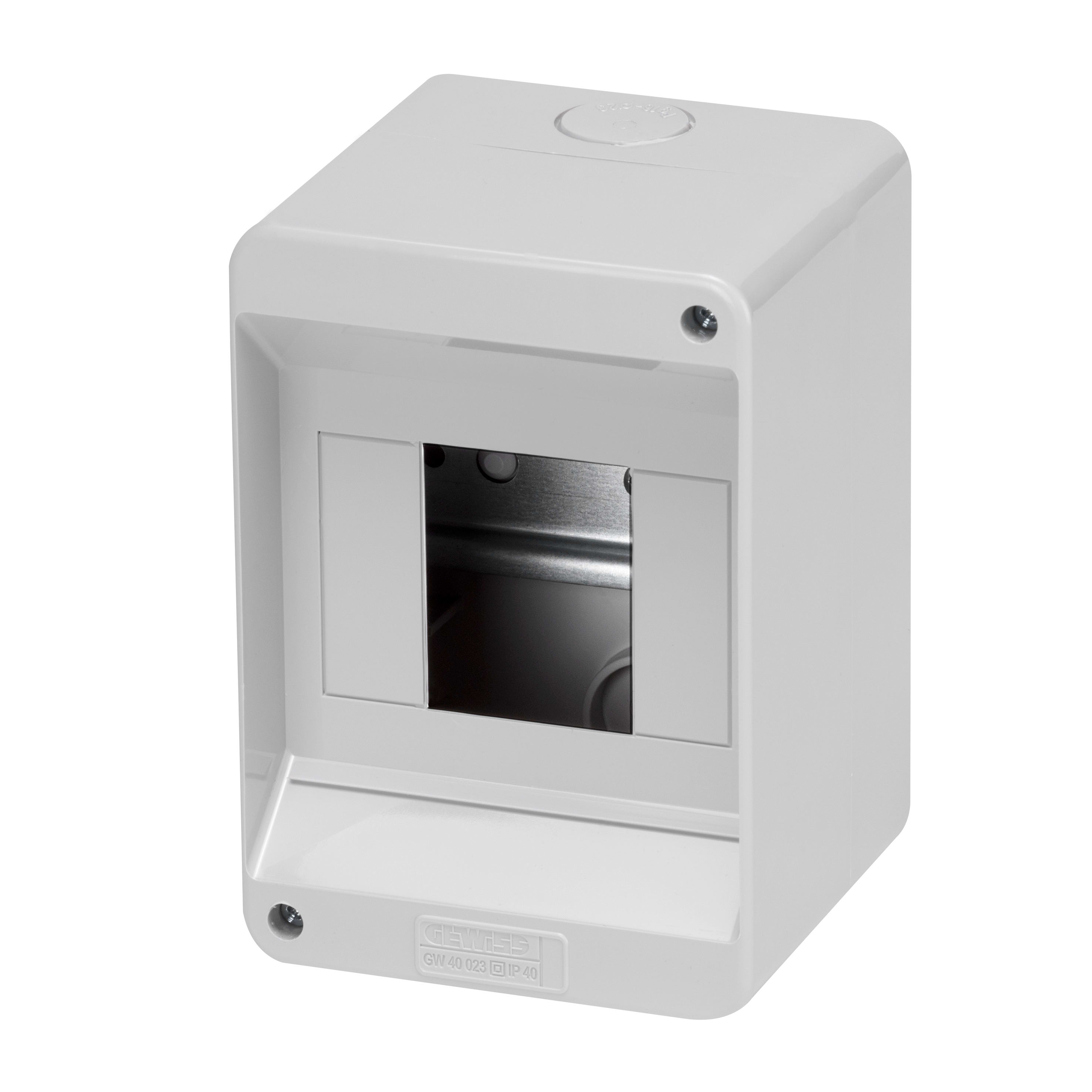 GEWISS - CENTRALINO PREDISPOSTO PER ALLOGGIAMENTO MORSETTIERE CON PARETI CON CENTRINI DI FORATURA - 4 MODULI - IP40