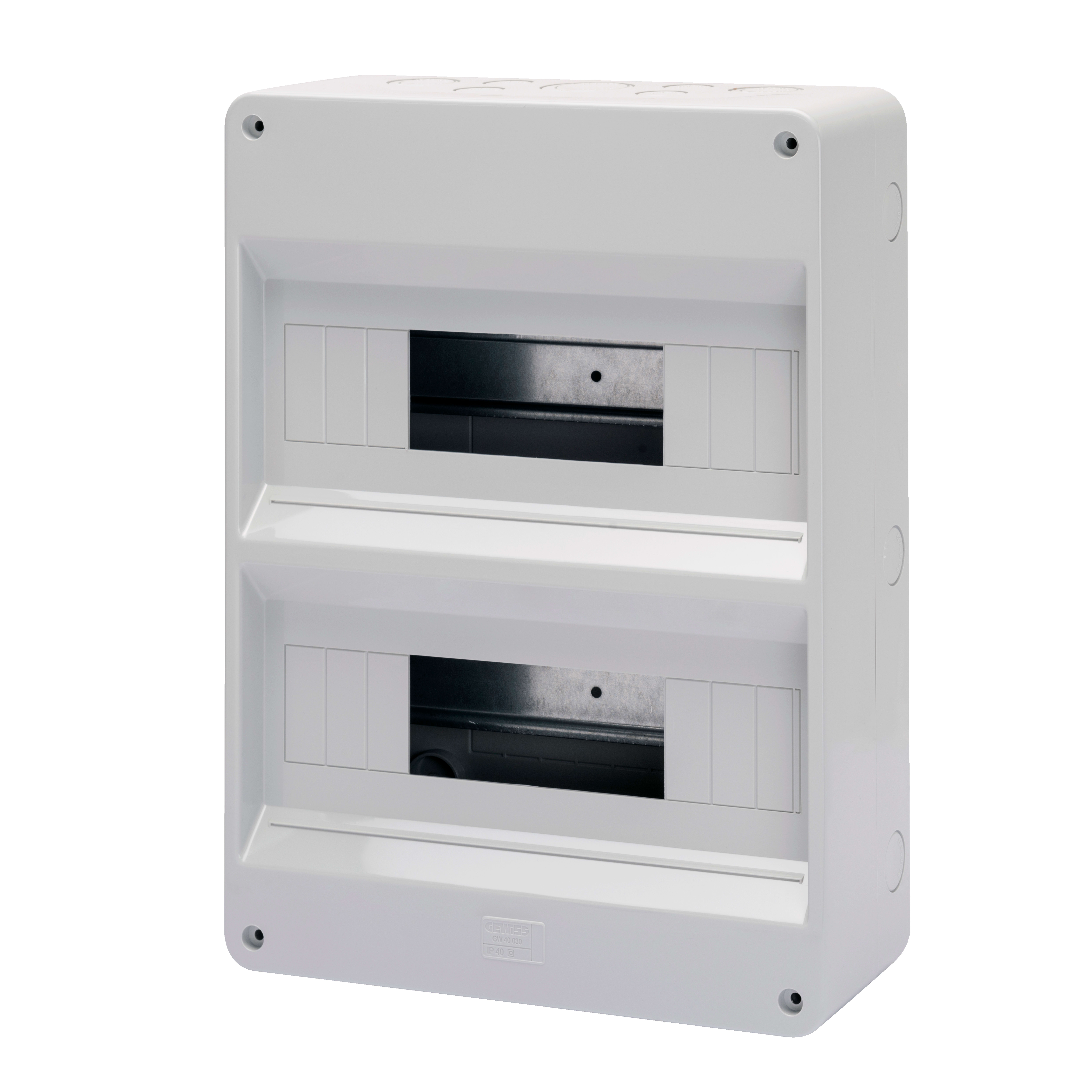 GEWISS - CENTRALINO PROTETTO SENZA PORTA - PARETI CON CENTRINI DI FORATURA - PREDISPOSTO PER ALLOGGIAMENTO MORSETTIERE - (12X2) 24+2M IP40