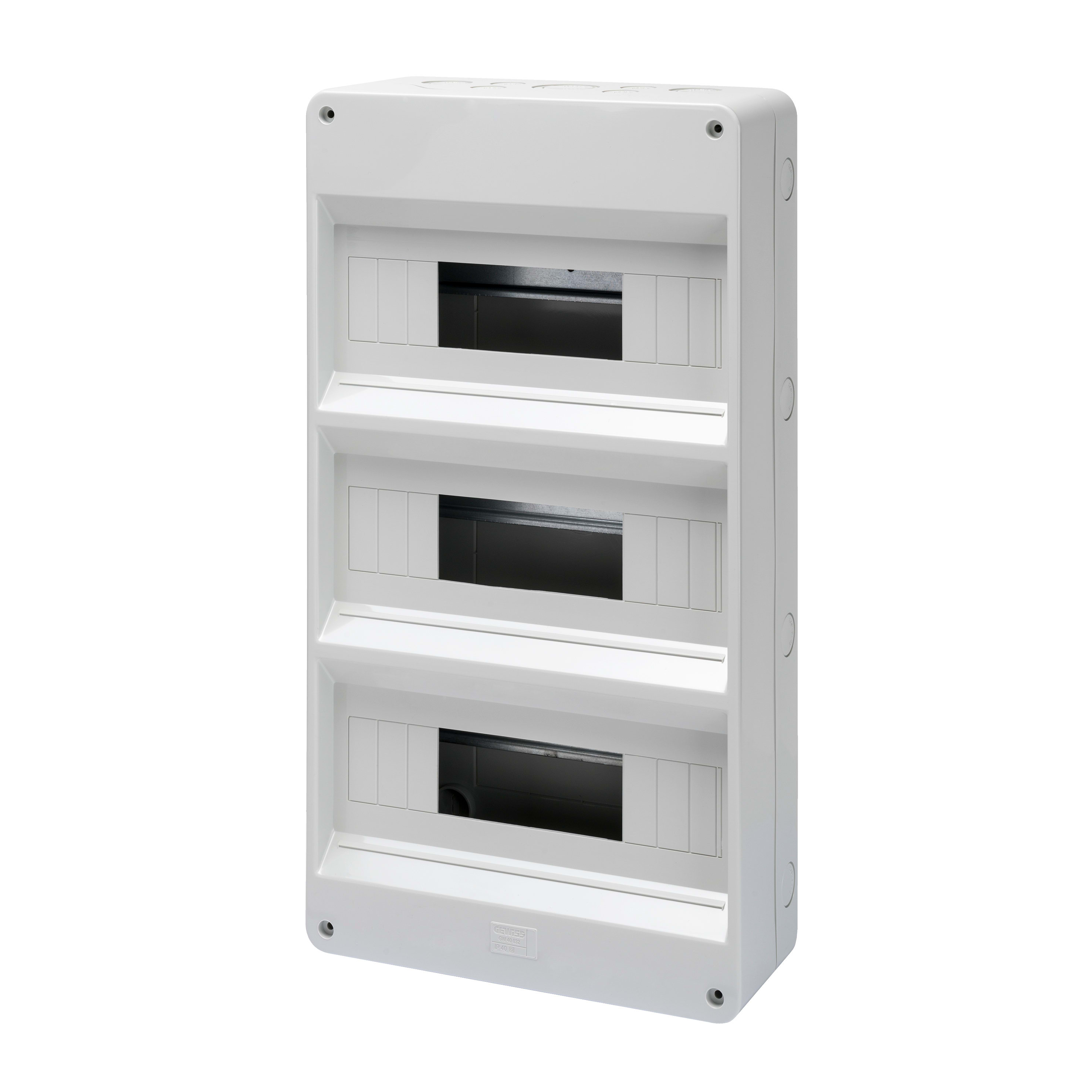 GEWISS - CENTRALINO PROTETTO SENZA PORTA - PARETI CON CENTRINI DI FORATURA - PREDISPOSTO PER ALLOGGIAMENTO MORSETTIERE - (12X3) 36+3M IP40