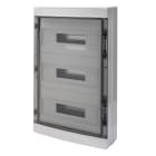 GEWISS - QUADRO DI DISTRIBUZIONE CON PANNELLI FINESTRATI E TELAIO ESTRAIBILE - PREDISPOSTO PER ALLOGGIAMENTO MORSETTIERE - (18X3) 54M IP65
