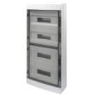 GEWISS - QUADRO DI DISTRIBUZIONE CON PANNELLI FINESTRATI E TELAIO ESTRAIBILE - PREDISPOSTO PER ALLOGGIAMENTO MORSETTIERE - (18X4) 72M IP65