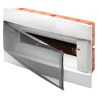 GEWISS - CENTRALINO DA ARREDO - DA INCASSO - PREDISPOSTO PER ALLOGGIAMENTO MORSETTIERE - 330X218X25 - BIANCO - 12 +1 MODULI