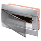 GEWISS - CENTRALINO DA ARREDO - DA INCASSO - PREDISPOSTO PER ALLOGGIAMENTO MORSETTIERE - 330X218X25 - VERNICIATO TITANIO - 12 +1 MODULI