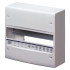 GEWISS - CENTRALINO STANDARD FRANCESE - DA PARETE - SENZA PORTA - EQUIPAGGIATO CON MORSETTIERA - 13 MODULI - IP30 RAL9016