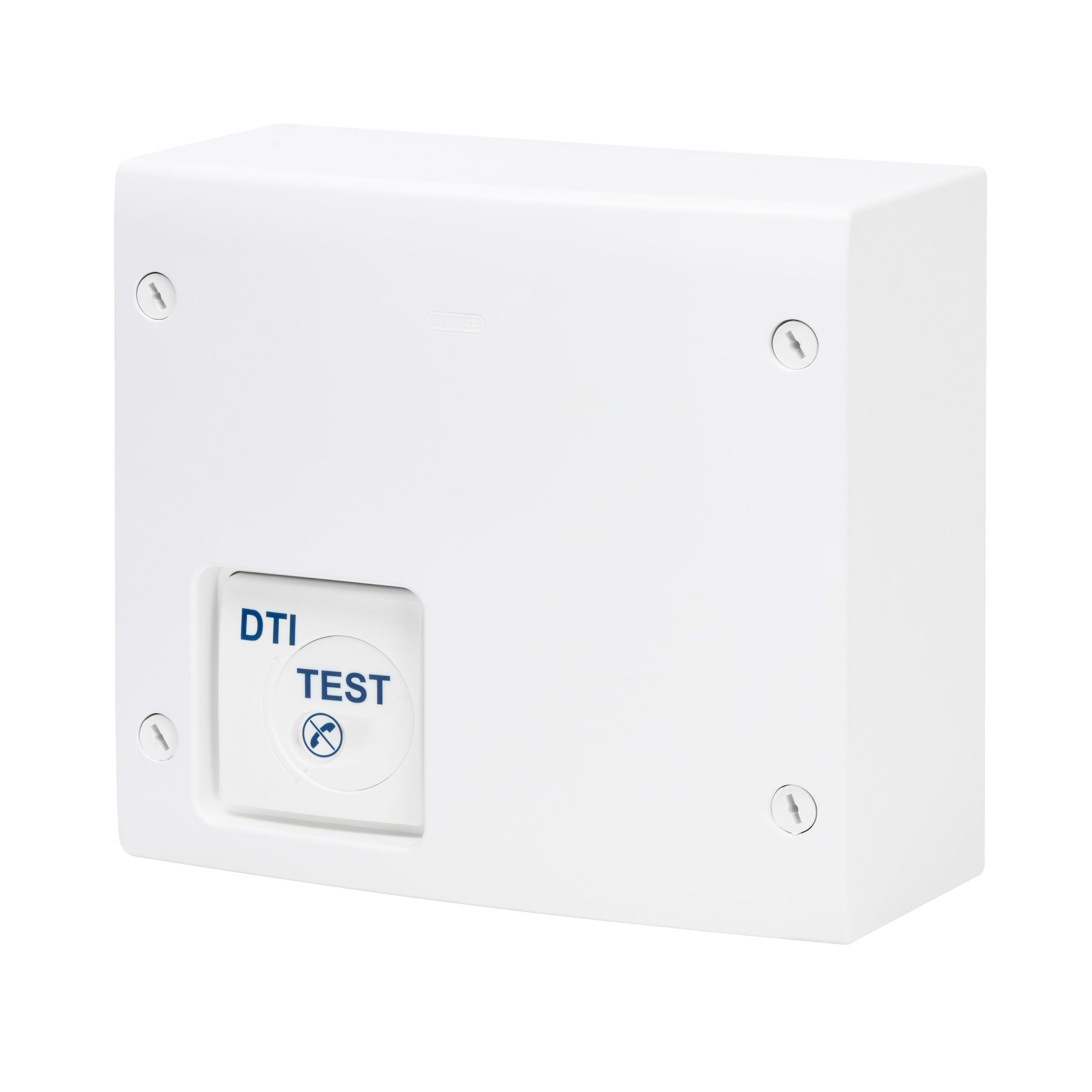 GEWISS - CENTRALINO VDI - GRADO 1 - 4 CONNETTORI RJ45 + 4 USCITE TV/SAT - BIANCO RAL9016
