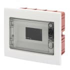 GEWISS - CENTRALINO PROTETTO - DA INCASSO - PORTA TRASPARENTE FUMÉ CON TELAIO ESTRAIBILE - 8 MODULI IP40