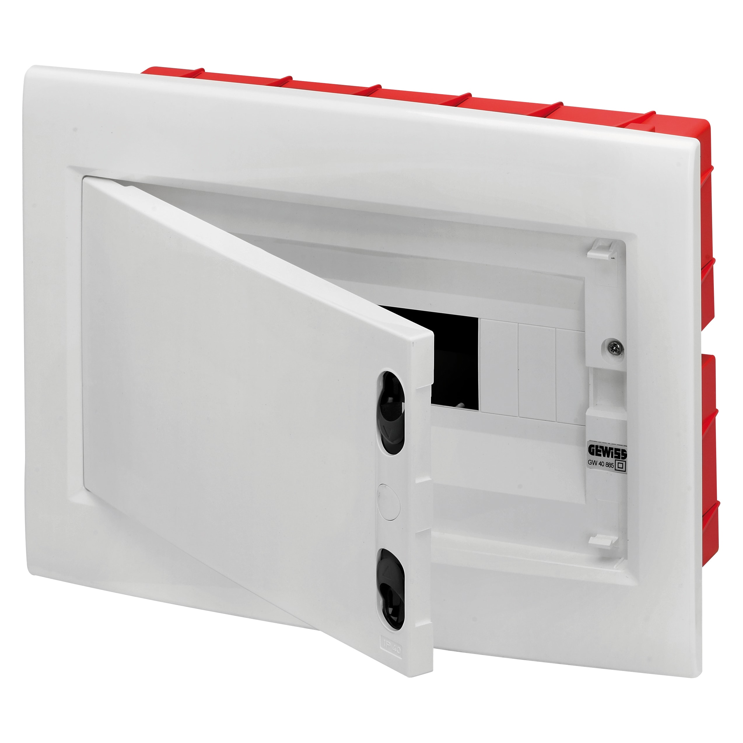GEWISS - CENTRALINO PROTETTO - DA INCASSO - CON TELAIO ESTRAIBILE - PORTA CIECA - 4M IP40