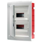 GEWISS - QUADRO DI DISTRIBUZIONE CON PANNELLI FINESRATI E TELAIO ESTRAIBILE - PORTA CIECA - 24M (12X2) IP40