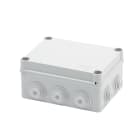 GEWISS - CASSETTA DI DERIVAZIONE CON COPERCHIO BASSO E VITI A 1/4 DI GIRO - IP55 -DIMENSIONI INTERNE 150X110X70 - PARETI CON PASSACAVI - GRIGIO RAL 7035