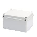 GEWISS - CASSETTA DI DERIVAZIONE CON FONDO AD ALTA CAPIENZA E COPERCHIO BASSO A VITE - IP56 - DIMENSIONI INTERNE 240X190X130 - PARETI LISCE - GRIGIO RAL 7035