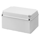 GEWISS - CASSETTA DI DERIVAZIONE CON FONDO AD ALTA CAPIENZA E COPERCHIO BASSO A VITE - IP56 - DIMENSIONI INTERNE 380X300X170 - PARETI LISCE - GRIGIO RAL 7035