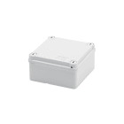 GEWISS - CASSETTA DI DERIVAZIONE CON COPERCHIO BASSO E VITI A 1/4 DI GIRO - IP55 - DIMENSIONI INTERNE 100X100X50 - PARETI LISCE - GRIGIO RAL 7035