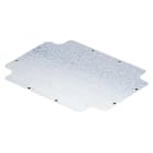 GEWISS - PIASTRA DI FONDO CON VITI DI FISSAGGIO AUTOFILETTANTI - PER CASSETTE 380X300 - IN LAMIERA ZINCATA
