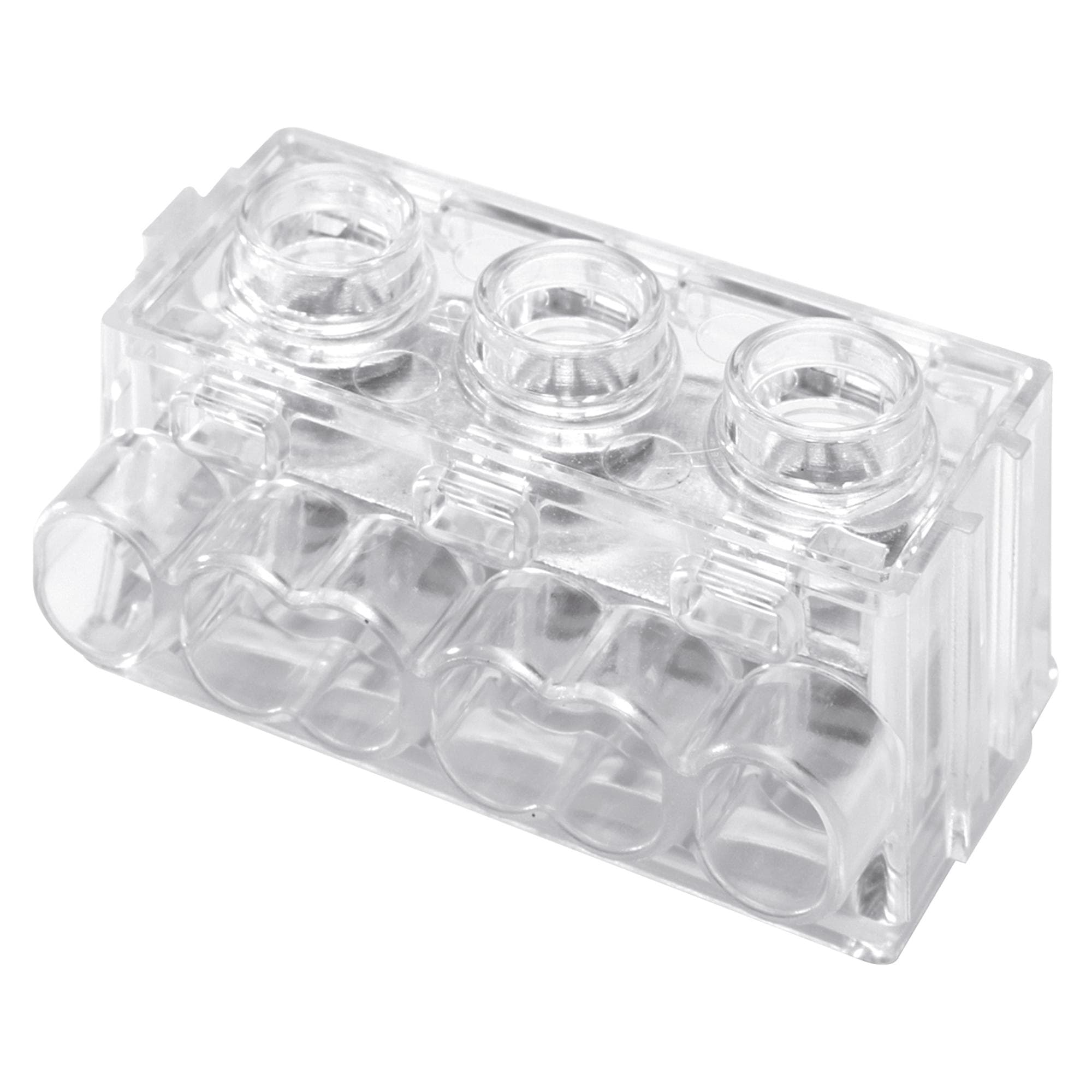GEWISS - MORSETTIERA CON SERRAGGIO A PIASTRINA - 6 VIE x 6MMQ - 450V - TRASPARENTE