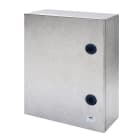 GEWISS - QUADRO ACCIAIO INOX SATINATO PORTA CIECA MUNITA DI SERRATURA 310X425X160 - IP55