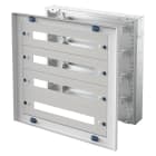 GEWISS - QUADRO CVX 160I - INCASSO - 600x600x105 - 96(24x4) MODULI - IP30 - SENZA PORTA - GRIGIO RAL7035
