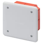 GEWISS - CASSETTA DI DERIVAZIONE E CONNESSIONE - PER PARETI IN MURATURA - DIMENSIONI 92X92X45 - COPERCHIO BIANCO RAL9016